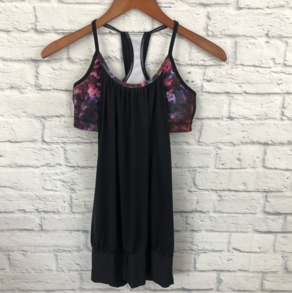 Lululemon Athletica No Limits Tank Top Spring Has Sprung Sz 4 - Picture 5 of 7